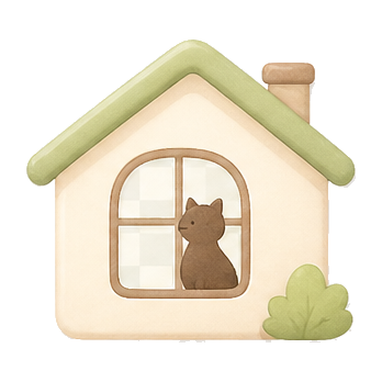 猫との暮らしを表すアイコン