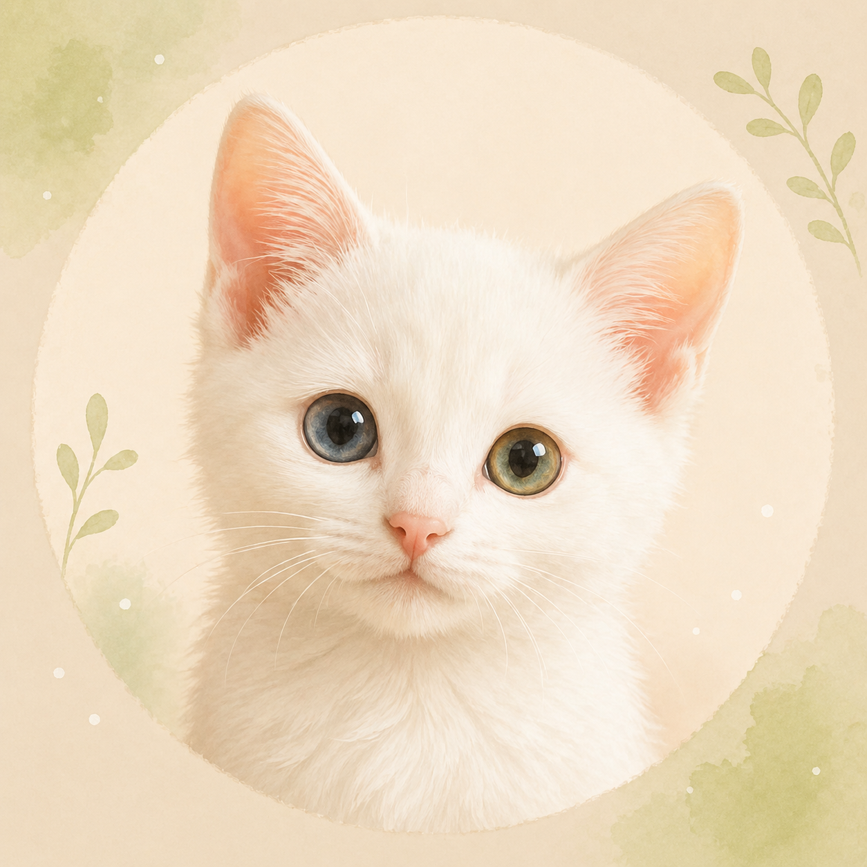 こちらを見つめるすずちゃん